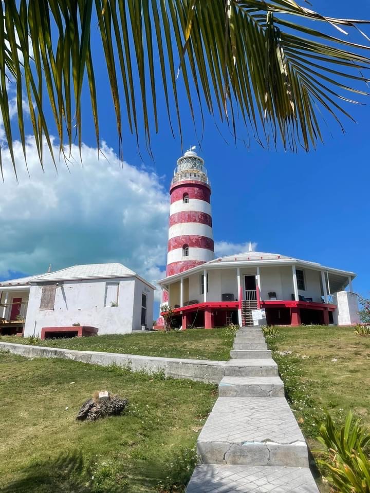 Colorful Hope Town shops
