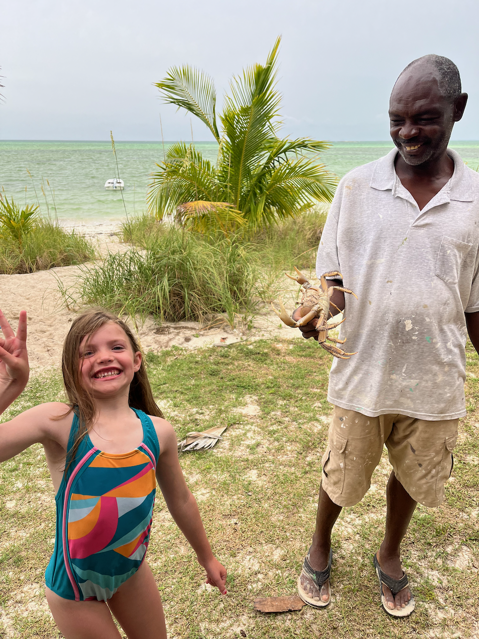 Land crab encounter with Julian