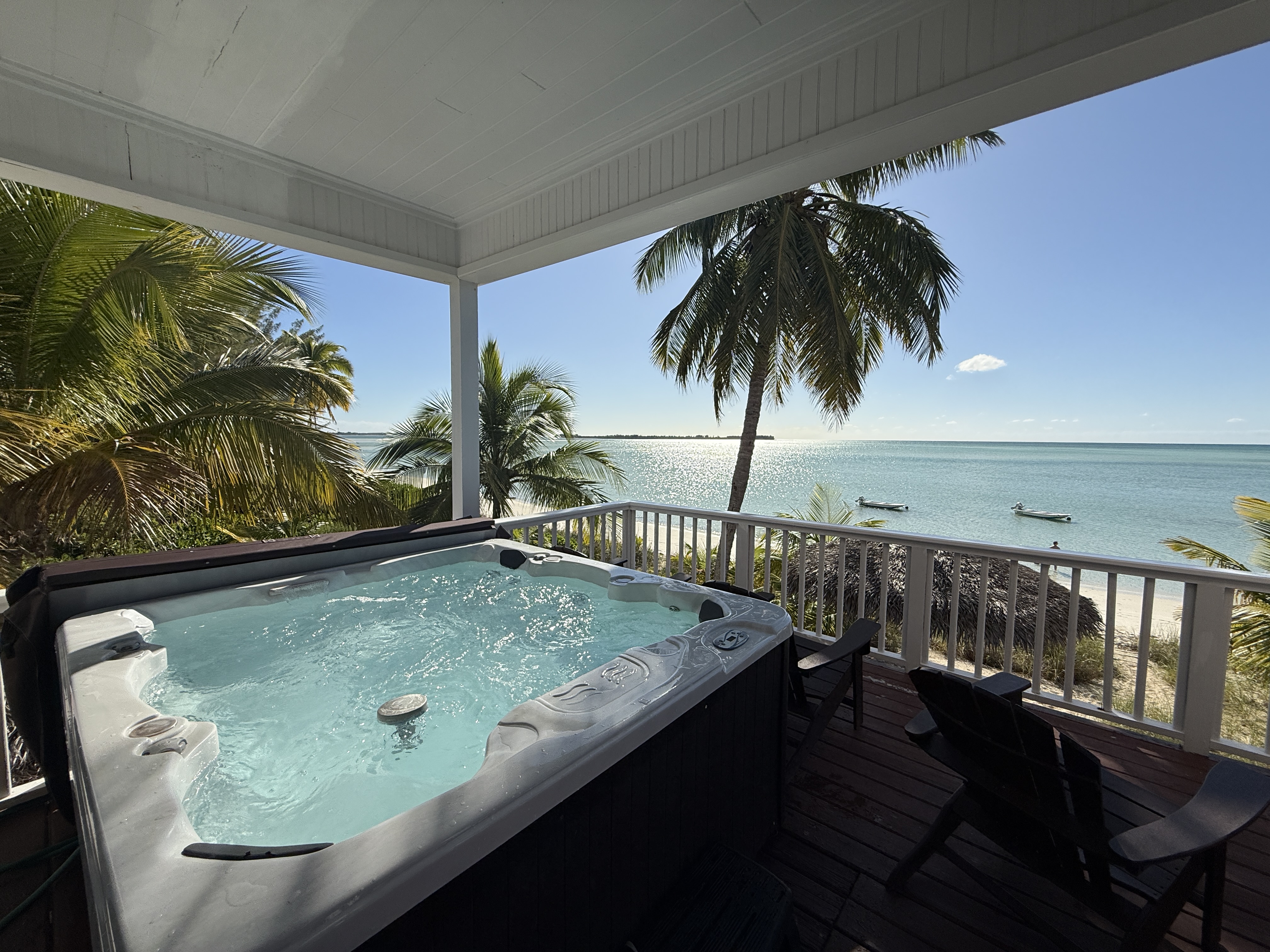 Relax in the Vita Spa hot tub