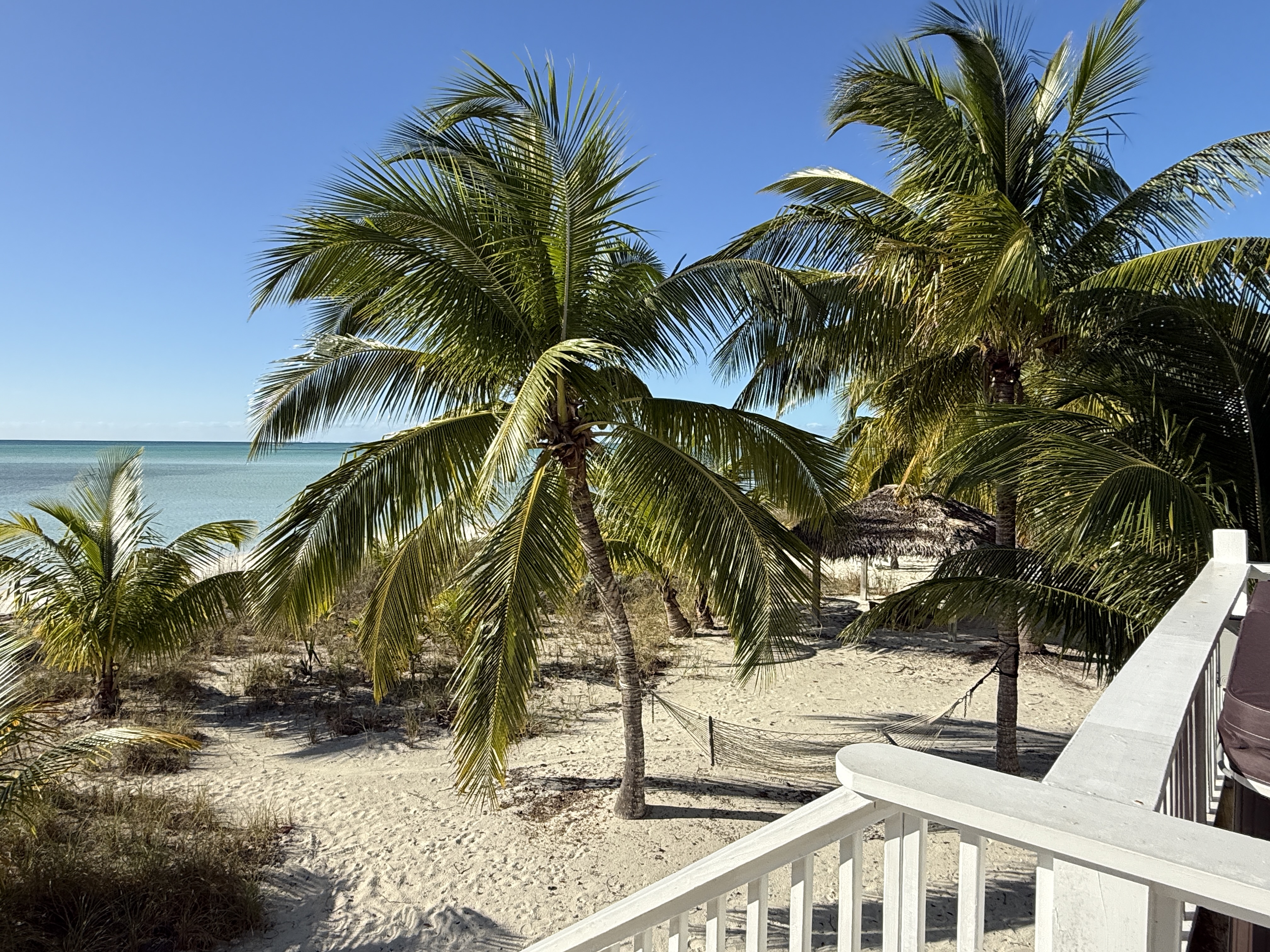 Looking West from the deck of Calypso