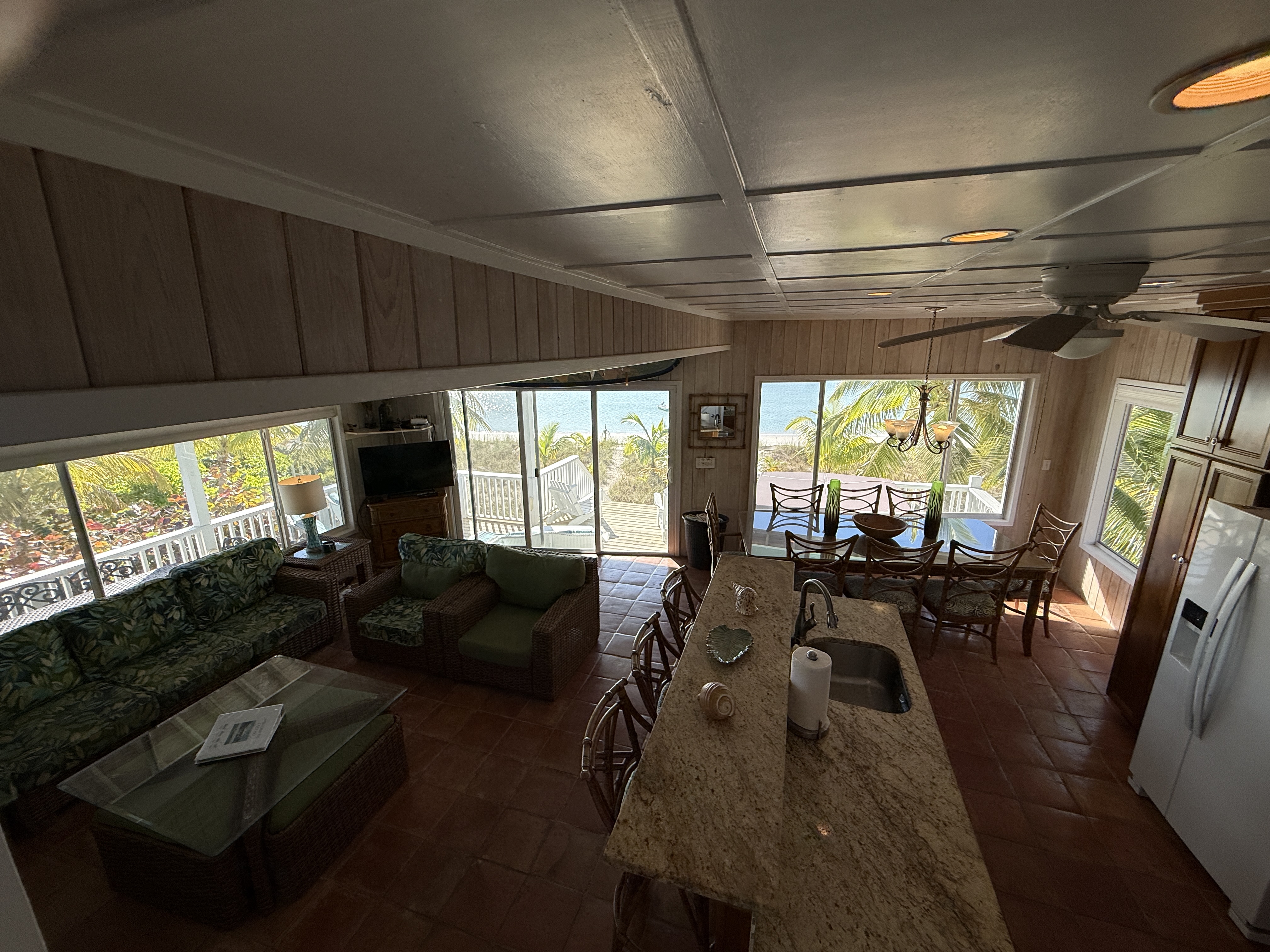 Calypso great room views from the stairs