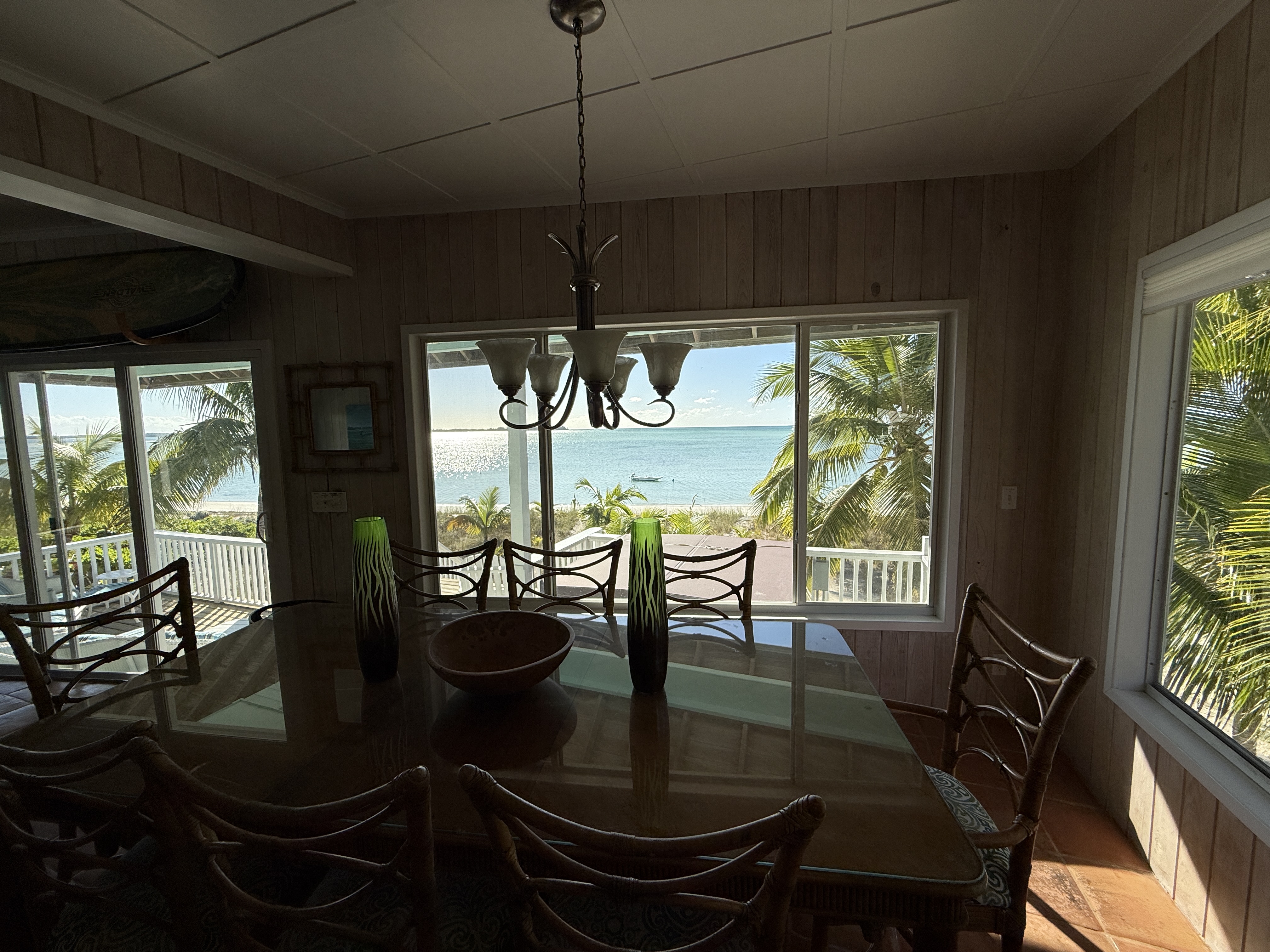 A great view from the dining room table