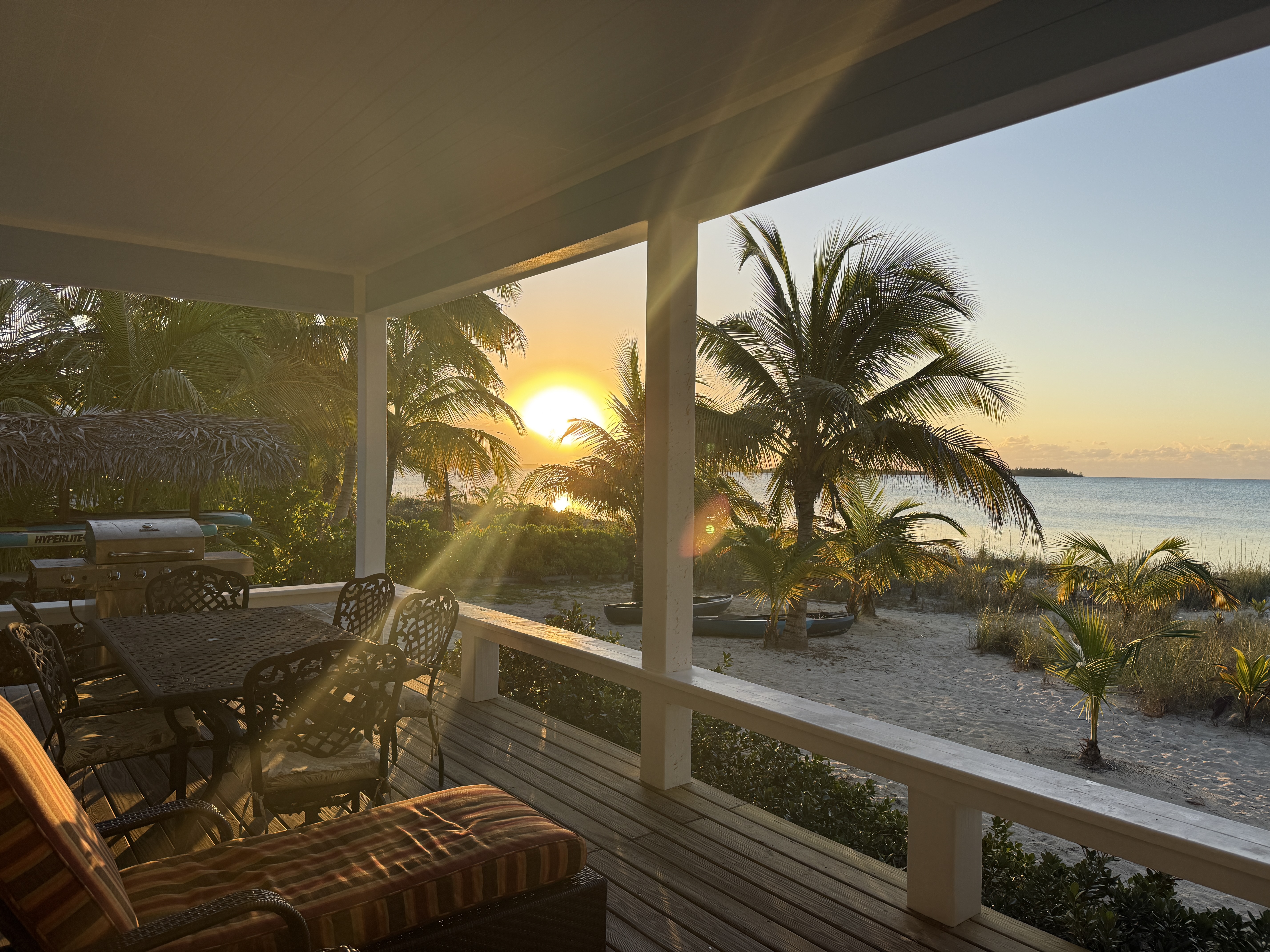 A January Sunrise viewed from the deck of Camp David