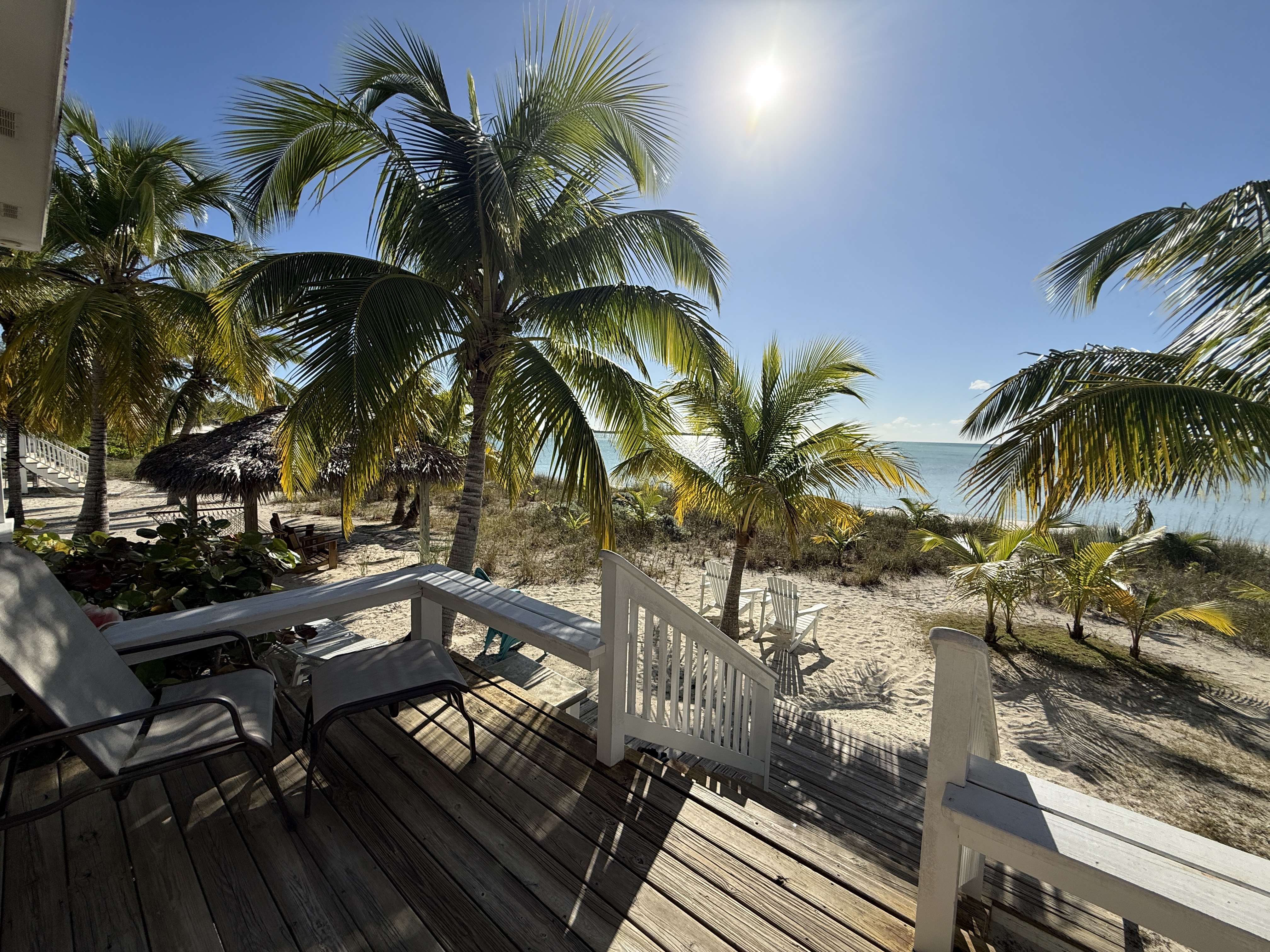 Looking east on the stargazing deck...