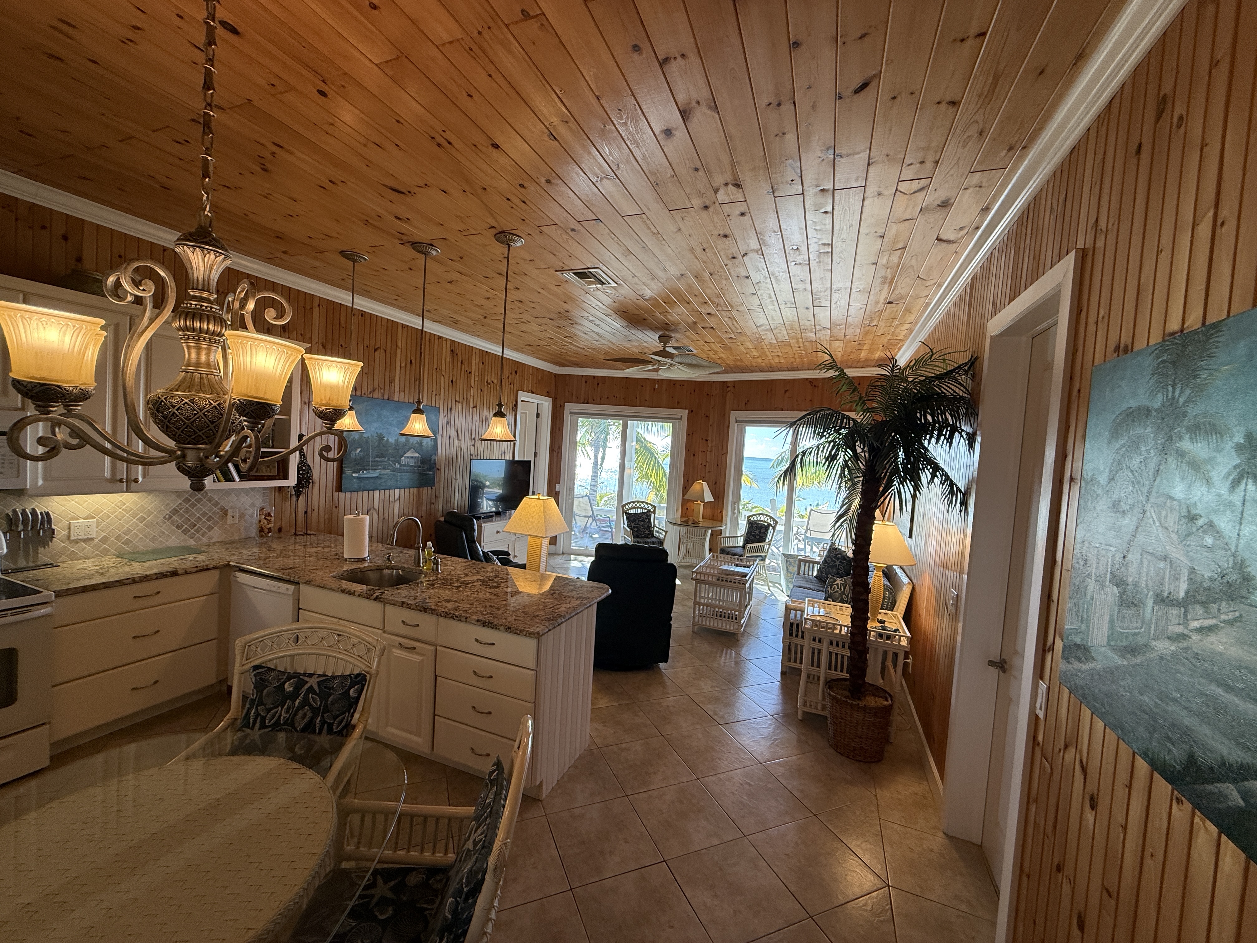 Great room: Kitchen, Dining and Living areas