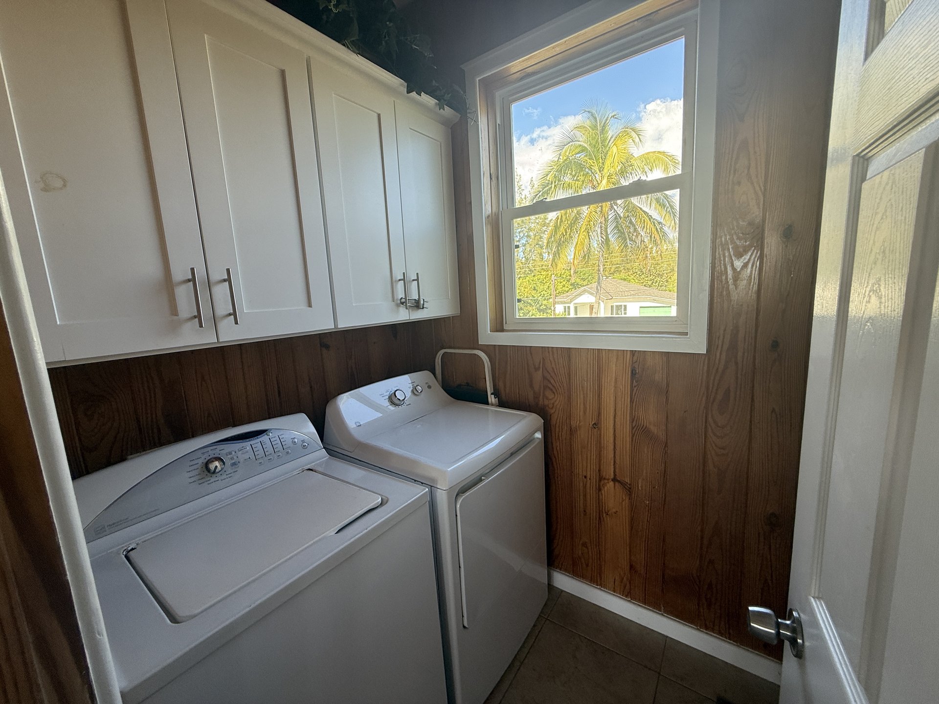 Laundry facilities - a full size washer and dryer