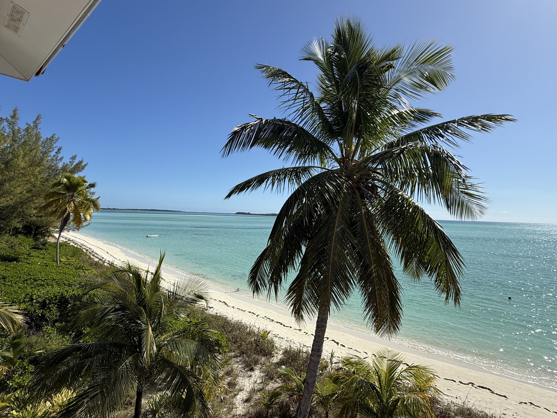 View looking east from the East Master's Private balcony