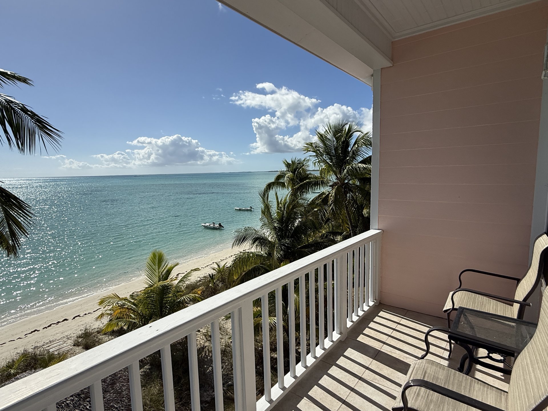 The west view from the East Master private balcony