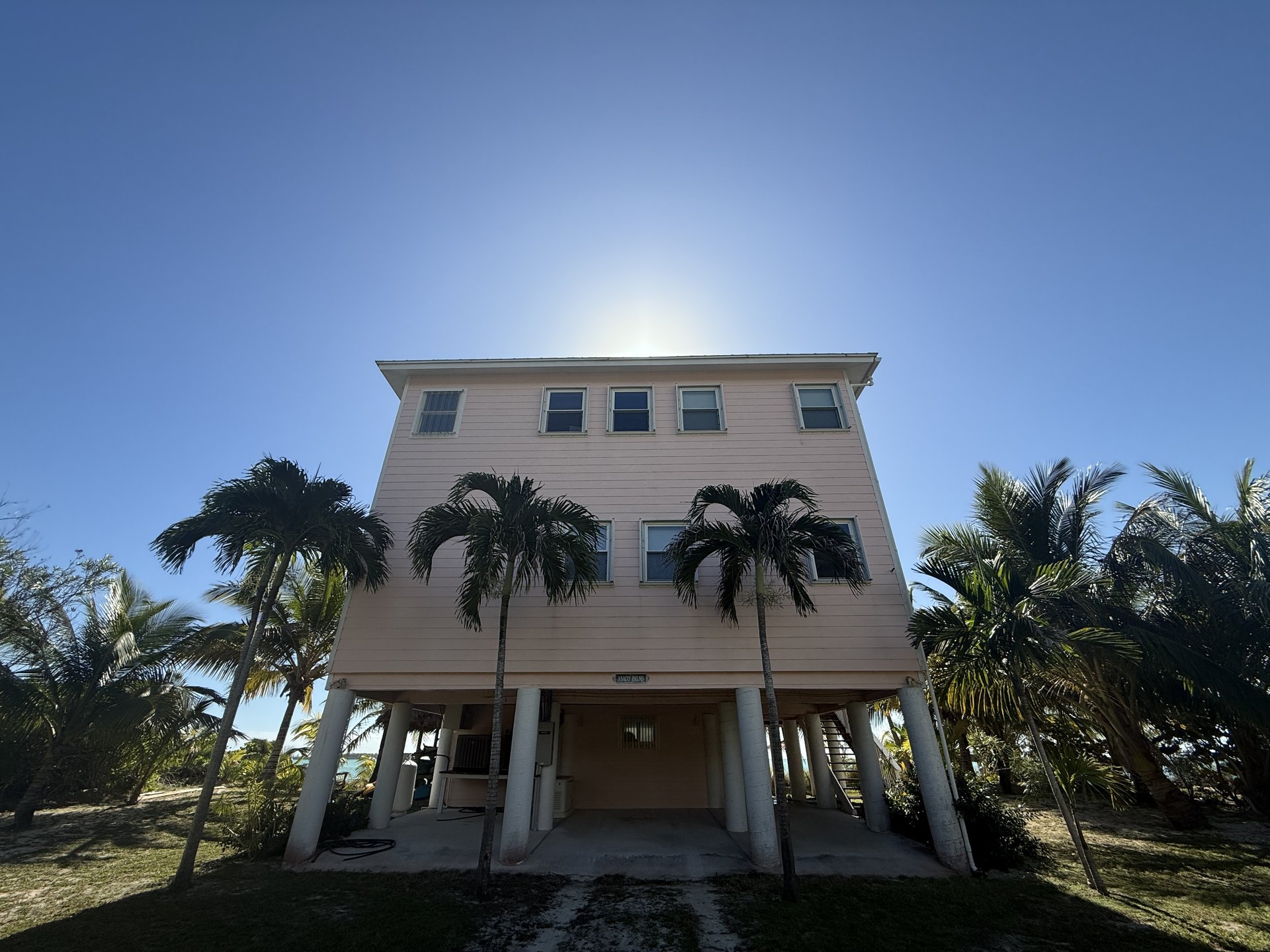 Street side of Abaco Palms