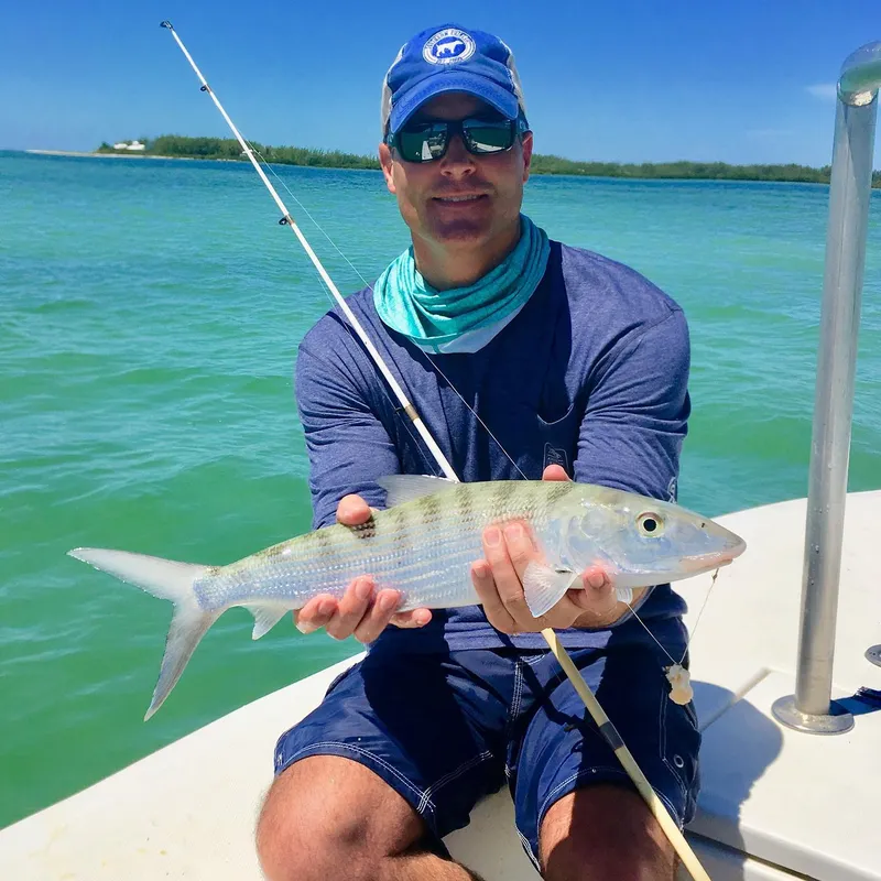 Bonefish catch on the flats