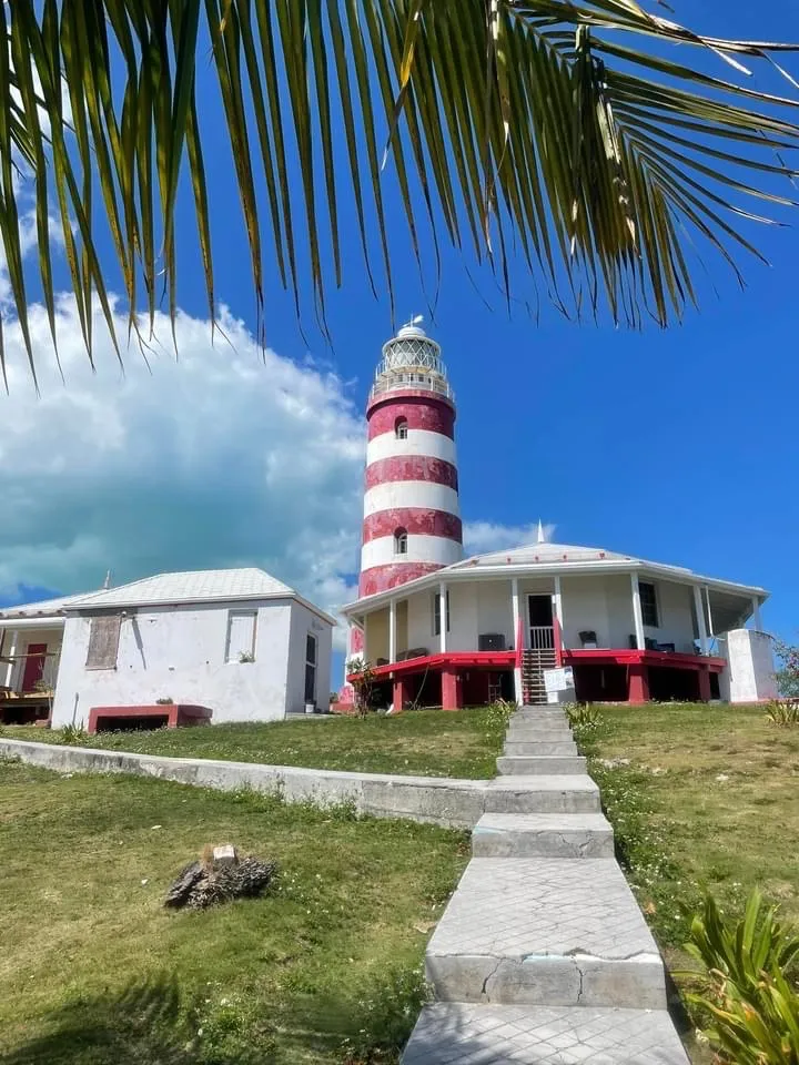 Colorful Hope Town shops
