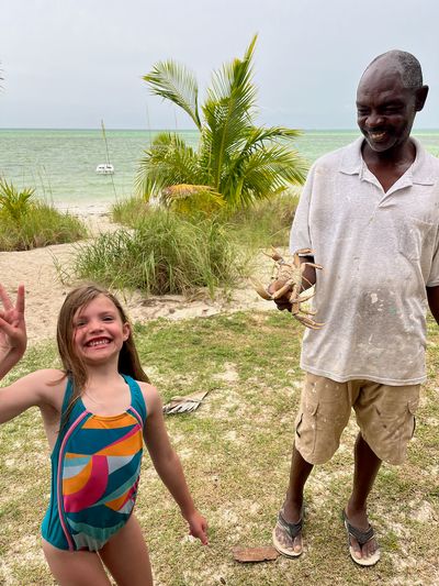 Land crab encounter with Julian