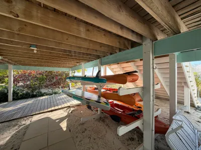 Some of the Paddle board and kayaks at Calypso