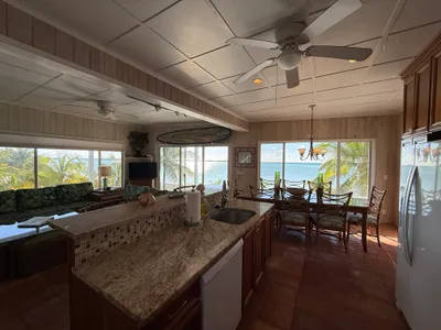 View from the kitchen of Calypso