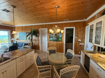 Kitchen and dining with wet bar and 2nd ice maker