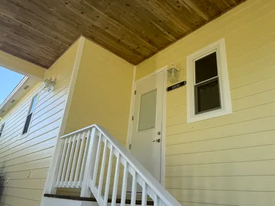 Kokomo cottage street facing entrance