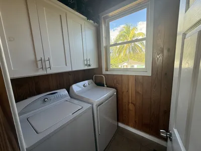 Laundry facilities - a full size washer and dryer