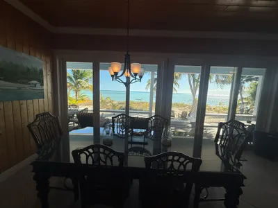 Panoramic ocean view from the Kitchen and Dining Table