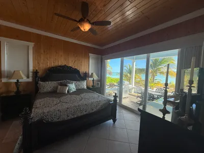 The 12' windows in the East Master offer panoramic views and deck access