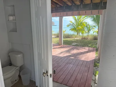 Bathroom on the beach level for your convenience