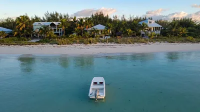 Kokomo with your Carolina Skiff moored out front