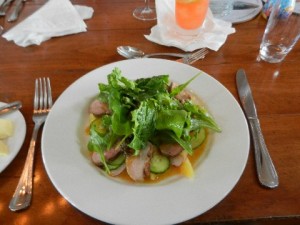Salad with Sliced Duck Breast - my Luncheon Entree.