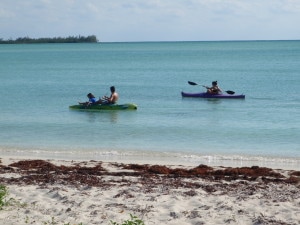 Kayaking is a great family activity.
