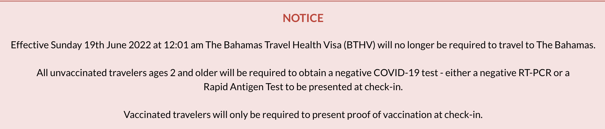 bahamas travel entry requirements